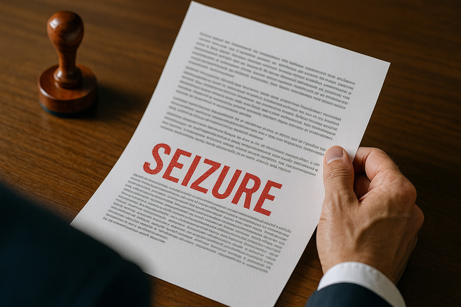 Illustration Confiscations & Saisies