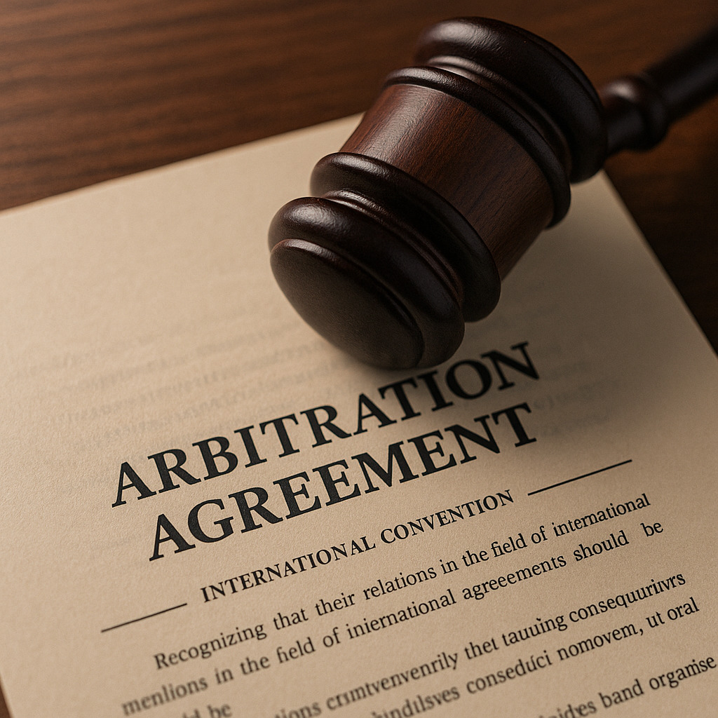 Illustration Exécution de Jugements & Arbitrage